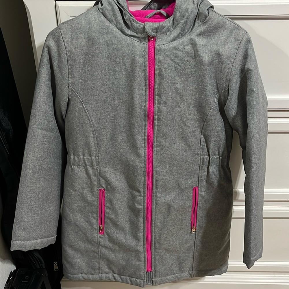 Kids gray puffer jacket
